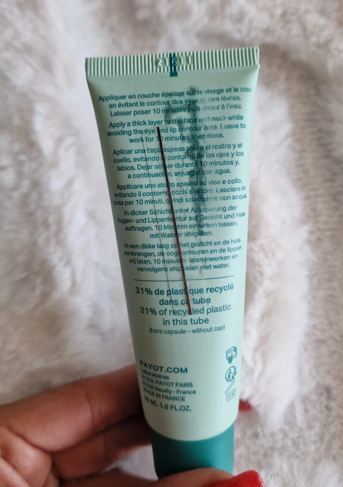Payot Paris – Máscara Pâte Grise de Carvão Ultra-Absorvente 50 ml – photo 4
